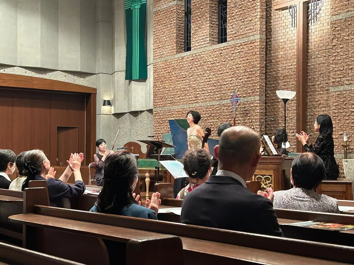 東京の教会でコンサートを収録しました。