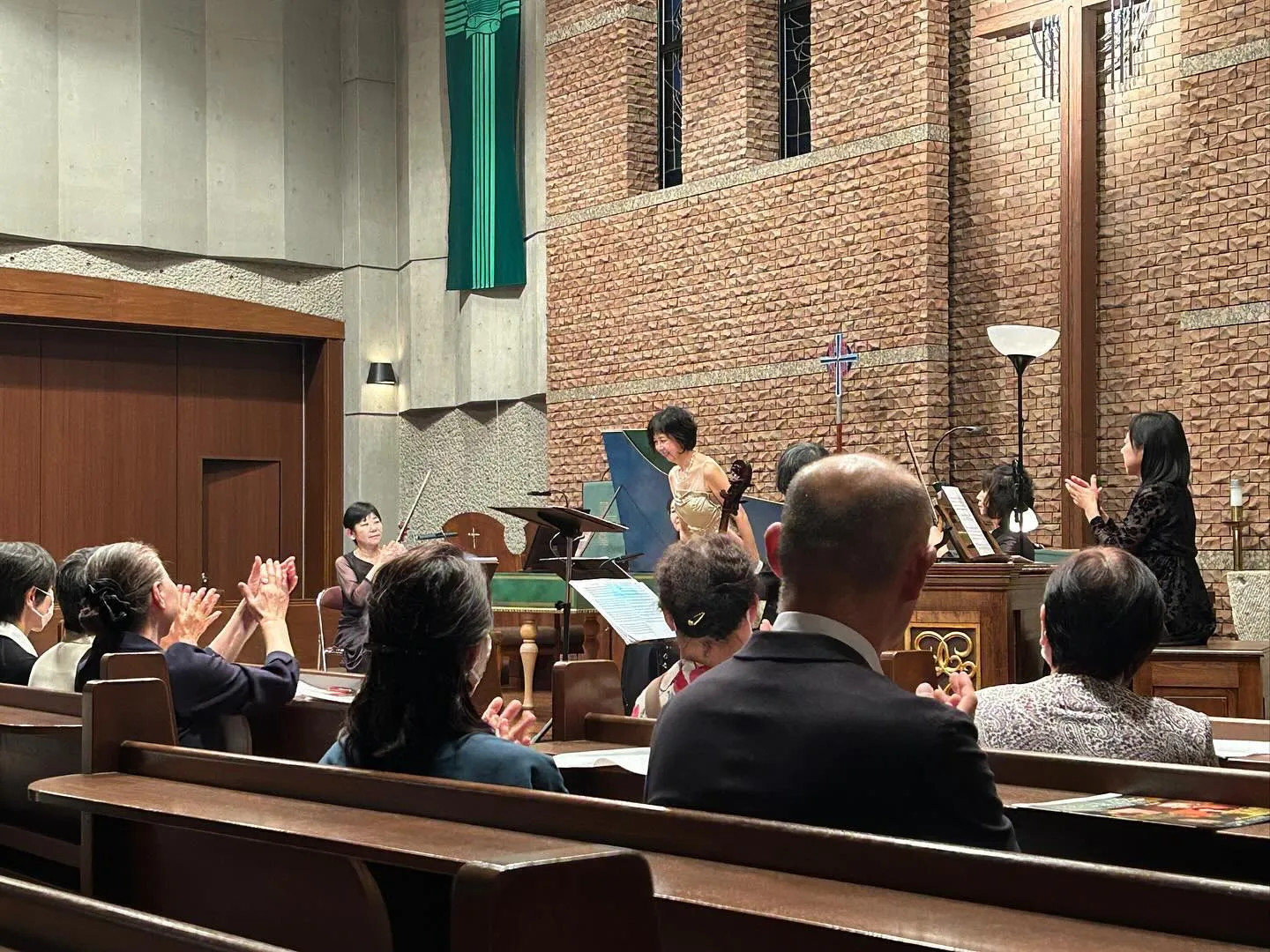 東京の教会でコンサートを収録しました。
